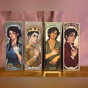 Fairyloot Heir of Storms Foiled Bookmarks NWT